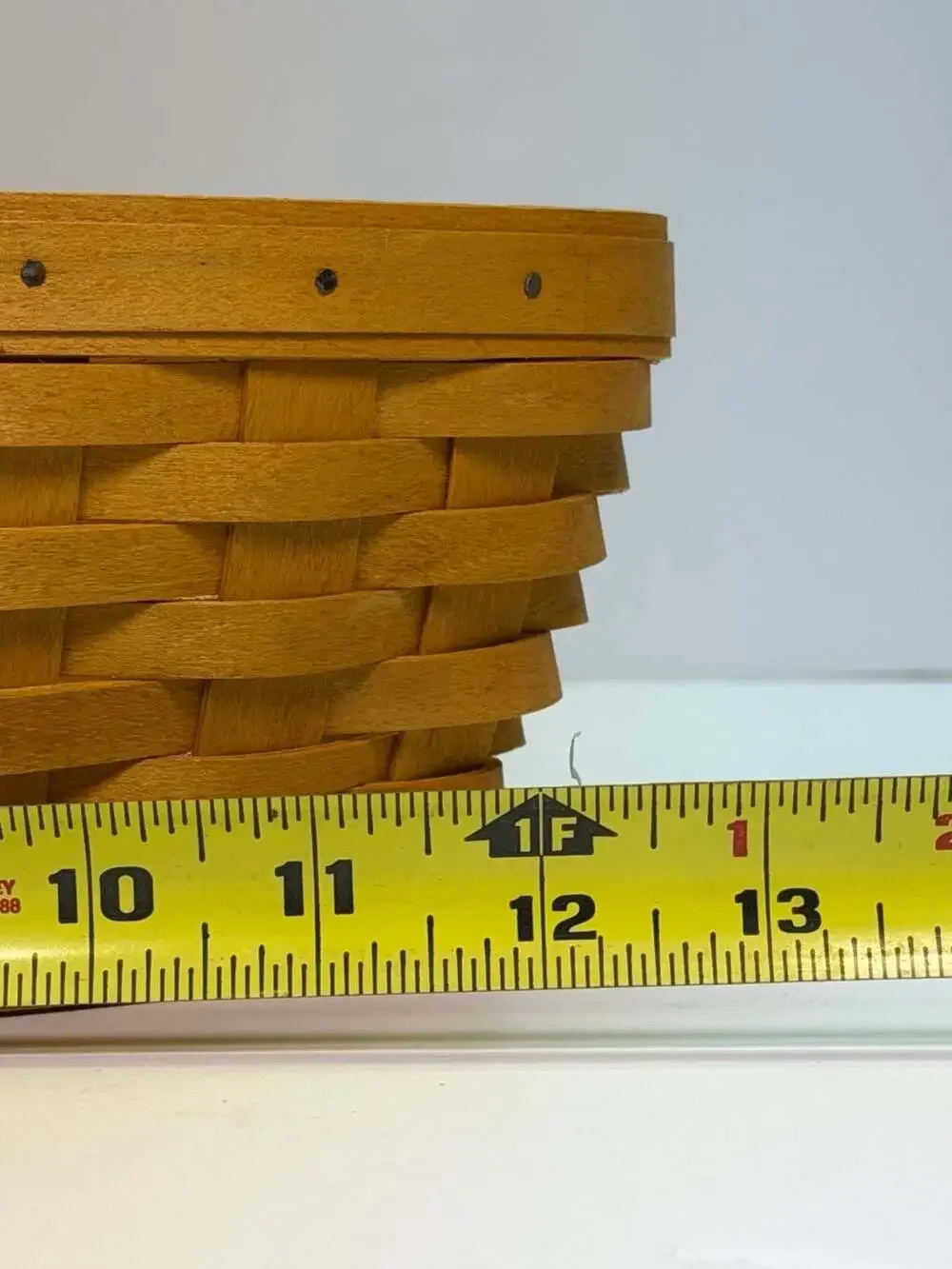 2002 Longaberger Row Your Boat Basket with Plastic Protector